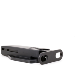 1-3/4 Inch Width Long Touch Latch with Self Adjusting Strike Plate, Black