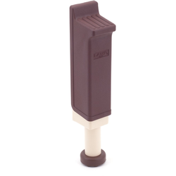 Step-On Door Holder, Brown and Ivory