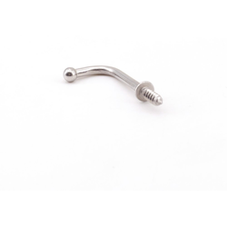 29/32 Inch Height x 1-7/16 Inch Projection Wire Screw-In Cup Hook, Polished