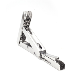 15% OFF Drop-Down Folding Bracket for Countertops and Shelves, Trigger Release, 12-31/64 Inch D x 6-3/4 Inch H, 440 Pound Load Capacity, Stainless Steel