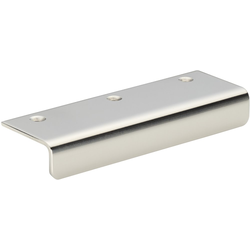 3-35/64 Inch Center to Center Stainless Edge Pull, Mirror