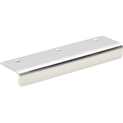 4-31/64 Inch Center to Center Stainless Edge Pull, Mirror