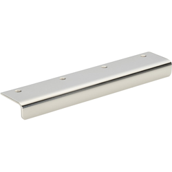 6-5/8 Inch Center to Center Stainless Edge Pull, Mirror