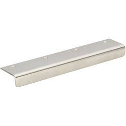 6-5/8 Inch Center to Center Stainless Edge Pull, Satin