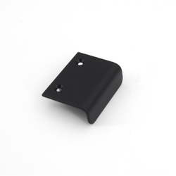 1-3/16 Inch Center to Center Stainless Edge Pull, Black