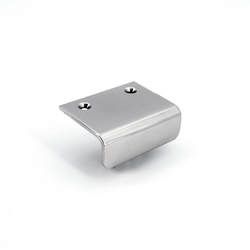 1-3/16 Inch Center to Center Stainless Edge Pull, Mirror