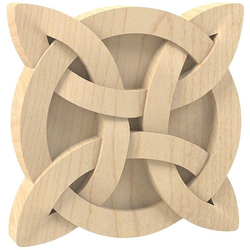 Small Gaelic Tile Unfinished Hard Maple