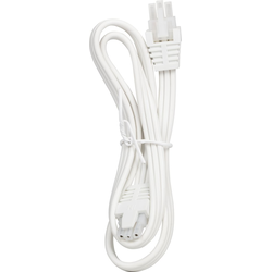 2 Feet Linking Cord for 120V Light Bar, White