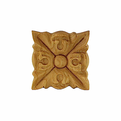 Small Acanthus Tile Unfinished Hard Maple