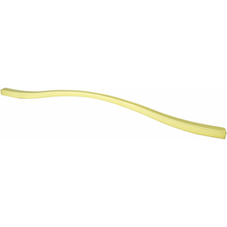 11-5/16 and 12-5/8 Inch Center to Center Fluid Cabinet Pull, Soft Gold