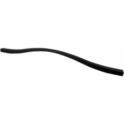 11-5/16 and 12-5/8 Inch Center to Center Fluid Cabinet Pull, Black