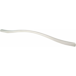 11-5/16 and 12-5/8 Inch Center to Center Fluid Cabinet Pull, Brushed Nickel