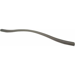11-5/16 and 12-5/8 Inch Center to Center Fluid Cabinet Pull, Charcoal Gray