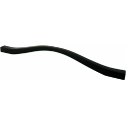 7-9/16 and 8-13/16 Inch Center to Center Fluid Cabinet Pull, Black