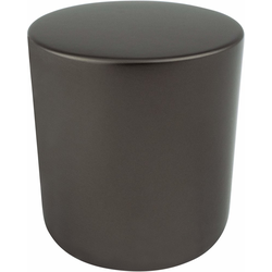31/32 Inch Diameter Mini Round Cabinet Knob, Charcoal Gray