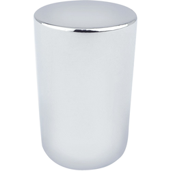 19/32 Inch Diameter Mini Round Cabinet Knob, Polished Chrome