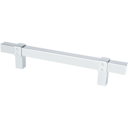 Berenson Rivet Rebel 5-1/16 Inch Center to Center Polished Chrome Cabinet Pull, Aluminum Material, Transitional Style, Ideal for Cabinets and Drawers