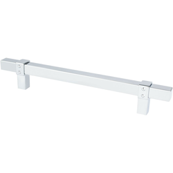 Berenson Rivet Rebel 6-5/16 Inch Center to Center Cabinet Pull, Polished Chrome, Aluminum Material, Transitional Style, Ideal for Cabinets