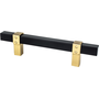 Matte Black and Modern Brushed Gold