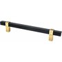 Matte Black and Modern Brushed Gold
