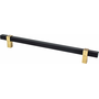 Matte Black and Modern Brushed Gold