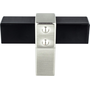 Matte Black and Brushed Nickel