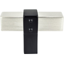 Brushed Nickel and Matte Black