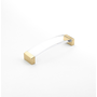 Signature Satin Brass / Clear
