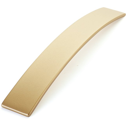 6-5/16 and 7-9/16 Inch Variable Center to Center Armadio Cabinet Pull, Signature Satin Brass