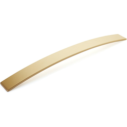 11-5/16 and 12-5/16 Inch Variable Center to Center Armadio Cabinet Pull, Signature Satin Brass