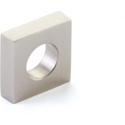 1 Inch Diameter Cafe Oval Slot Cabinet Knob, Brushed Nickel