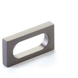 2 Inch Center to Center Cafe Cabinet Pull, Gun Metal