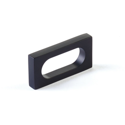 2 Inch Center to Center Cafe Cabinet Pull, Matte Black
