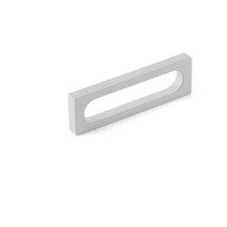 3-1/2 Inch Center to Center Cafe Cabinet Pull, Matte White