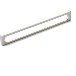 8 Inch Center to Center Cafe Cabinet Pull, Polish Nickel