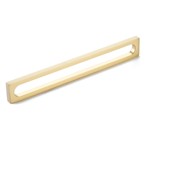 8 Inch Center to Center Cafe Cabinet Pull, Vintage Brass