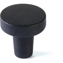 1-1/4 Inch Diameter Turno Round Cabinet Knob, Black Bronze