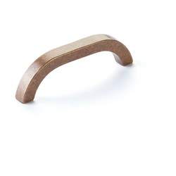 4 Inch Center to Center Turno Cabinet Pull, Light Bronze