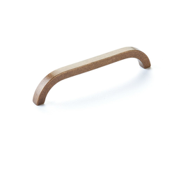 6 Inch Center to Center Turno Cabinet Pull, Light Bronze