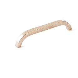 6 Inch Center to Center Turno Cabinet Pull, Natural Bronze