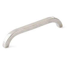 6 Inch Center to Center Turno Cabinet Pull, Polished White Bronze