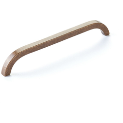 8 Inch Center to Center Turno Cabinet Pull, Light Bronze