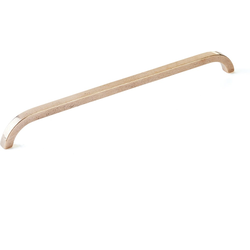 12 Inch Center to Center Turno Cabinet Pull, Natural Bronze