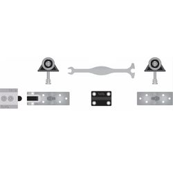 15% OFF 200 lb Capacity Single Pocket Door Hardware Set with Track Stop for CS Cavity Slider Track