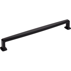 12 Inch Center to Center Richard Cabinet Pull, Matte Black