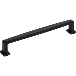 6-5/16 Inch Center to Center Richard Cabinet Pull, Matte Black