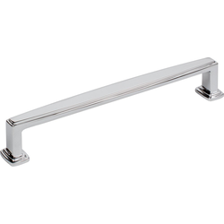 6-5/16 Inch Center to Center Richard Cabinet Pull, Polished Chrome