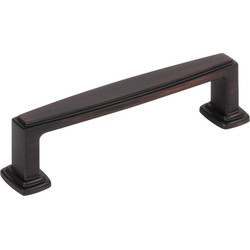 3-3/4 Inch Center to Center Richard Cabinet Pull, Brushed Oil Rubbed Bronze