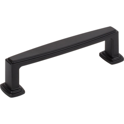 3-3/4 Inch Center to Center Richard Cabinet Pull, Matte Black