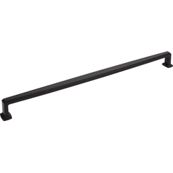 18 Inch Center to Center Richard Cabinet Pull, Matte Black